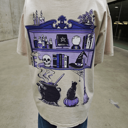 Witches Library Vintage Oversized Tee