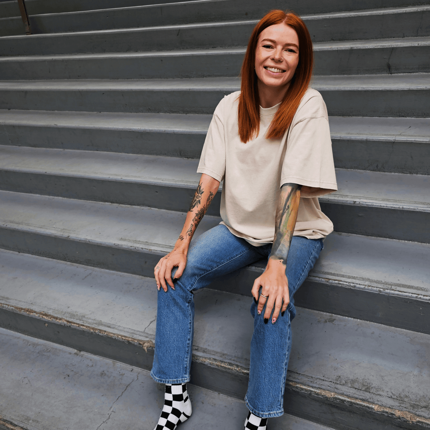 Witches Library Vintage Oversized Tee