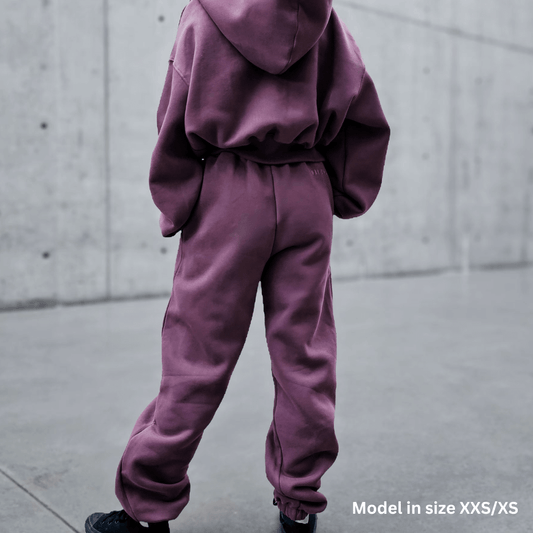 Dusty Plum | Oversized Lounge Sweatpants image 0