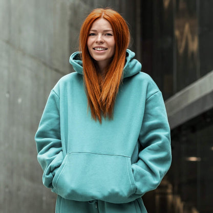 Teal Sage | Oversized Lounge Hoodie image 1