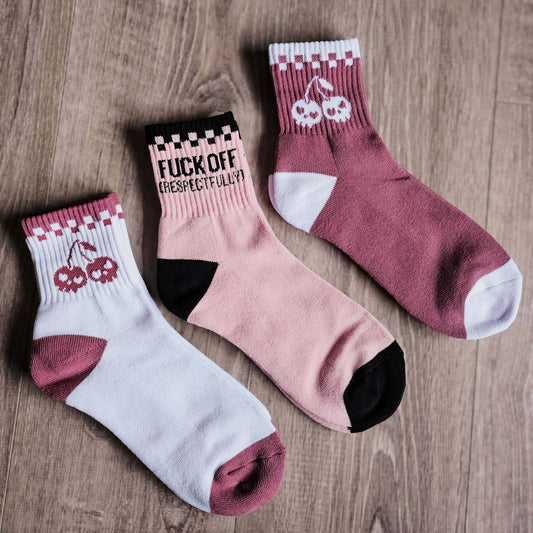3-Pack Sassy Cherry Socks image 0