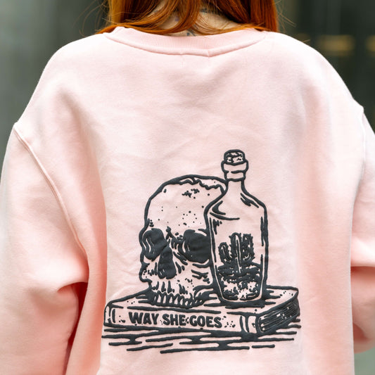 Peach | Oversized Lounge Crewneck image 0