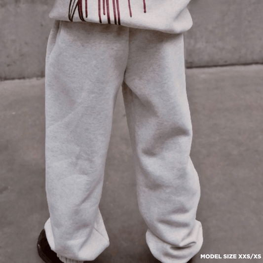 PRE-ORDER Heathered Grey | Oversized Lounge Sweatpants image 1