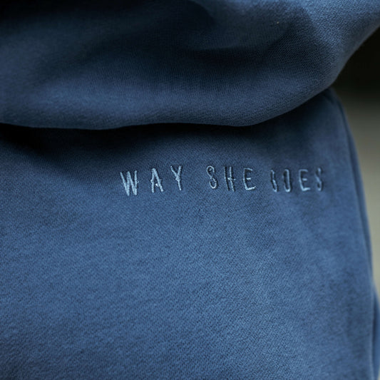 Iron Blue | Oversized Lounge Sweatpants image 1