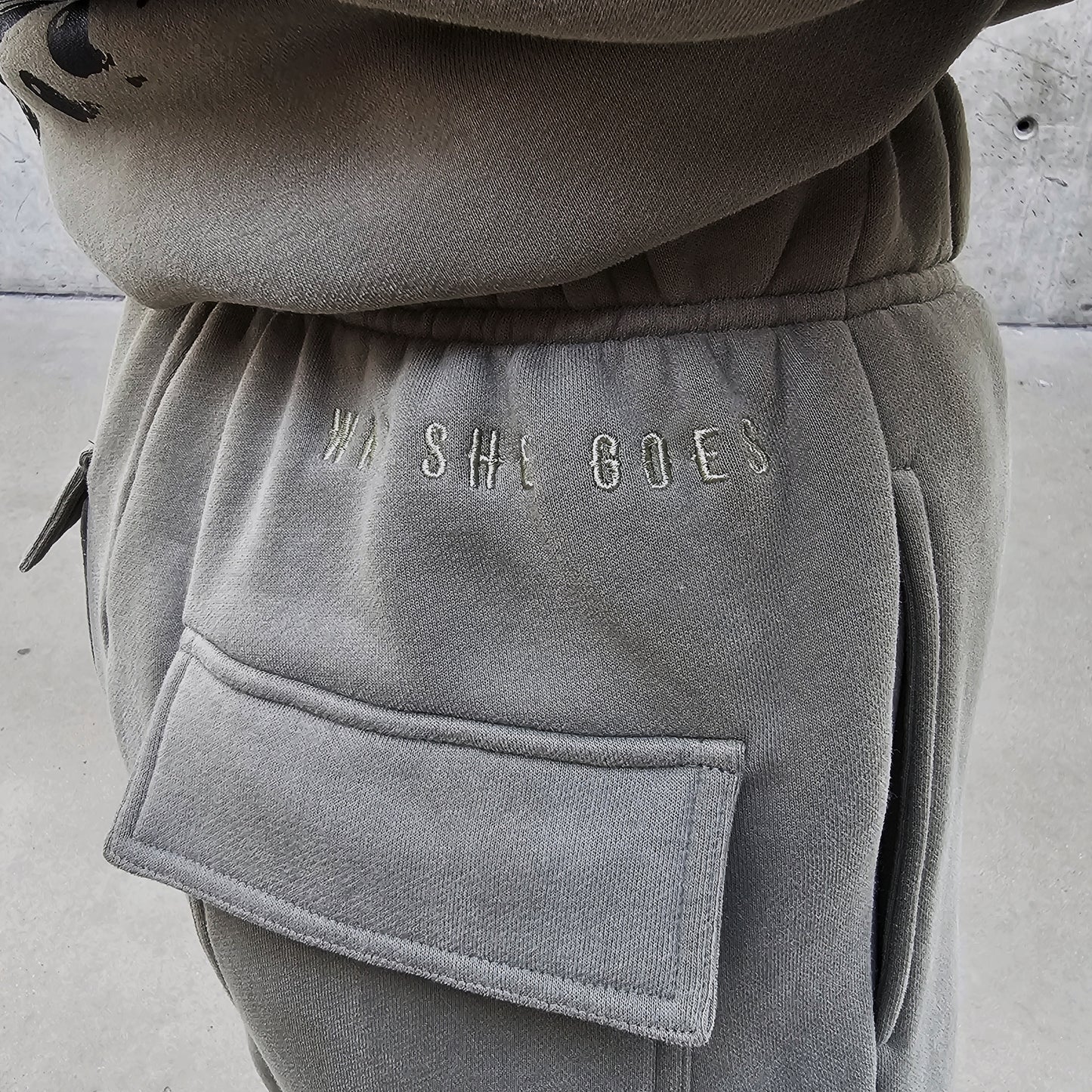 PRE-ORDER Olive Cargo Sweatpants