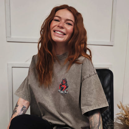 See You In Hell Boxy Vintage Tee