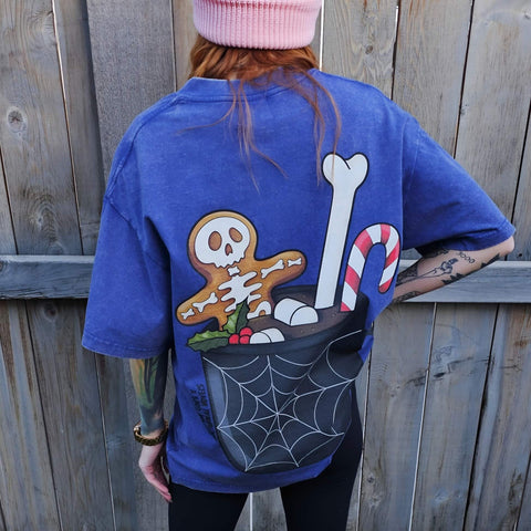 Hot Cocoa Blue Vintage Tee