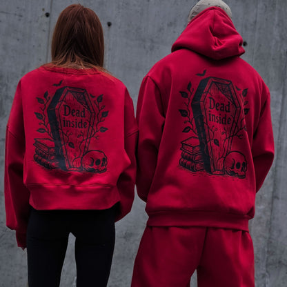 Dead Inside Cropped Crewneck