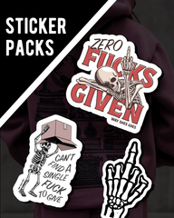 Zero Fucks Sticker Bundle