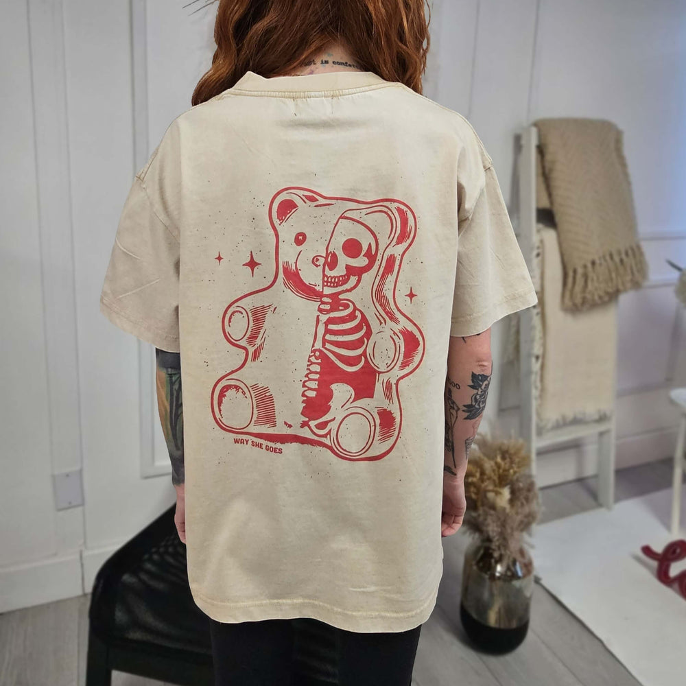 Red Gummy Bear Vintage Tee