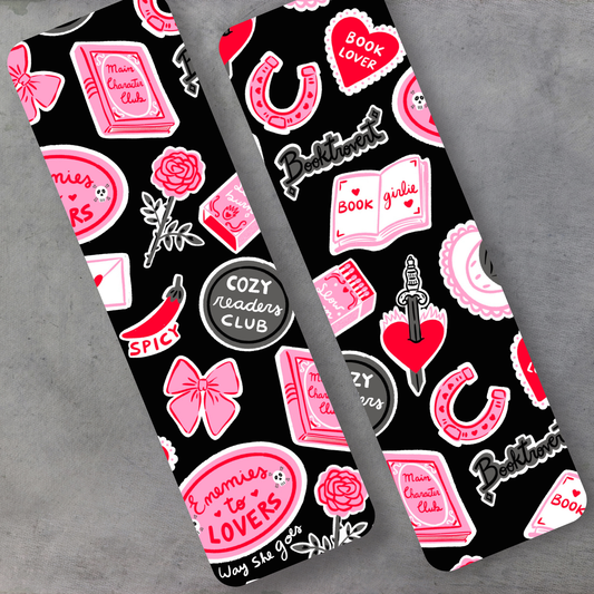 Bookmark Book Lover Black