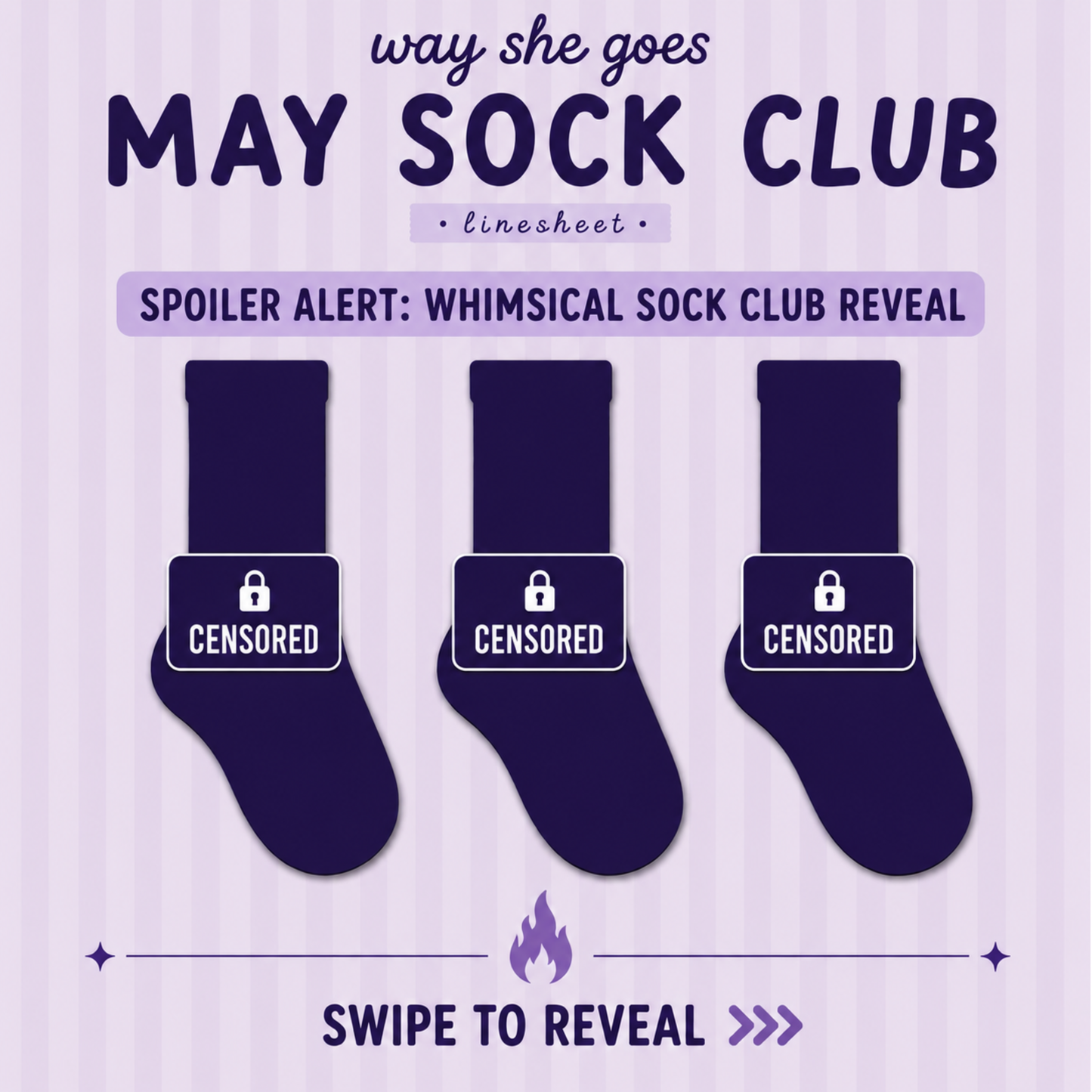 May Sock Club - Whimsical Overstock