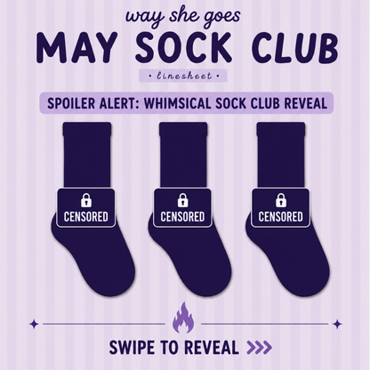 May Sock Club - Whimsical Overstock