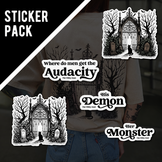 5-Pack Stickers A Filthy Duet