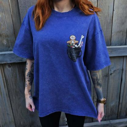 Hot Cocoa Blue Vintage Tee