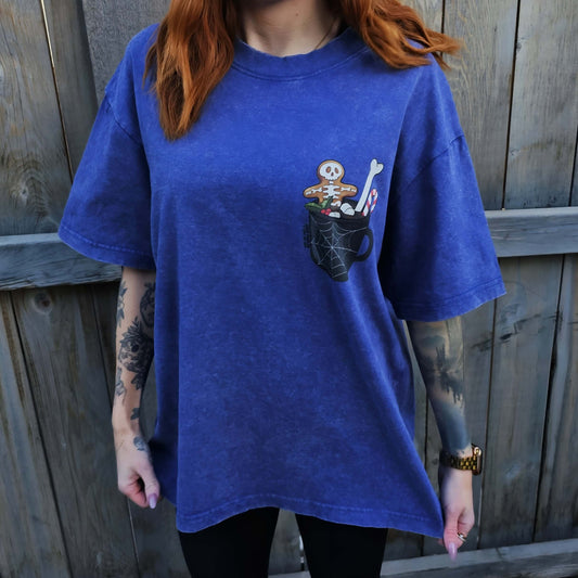 Hot Cocoa Blue Vintage Tee