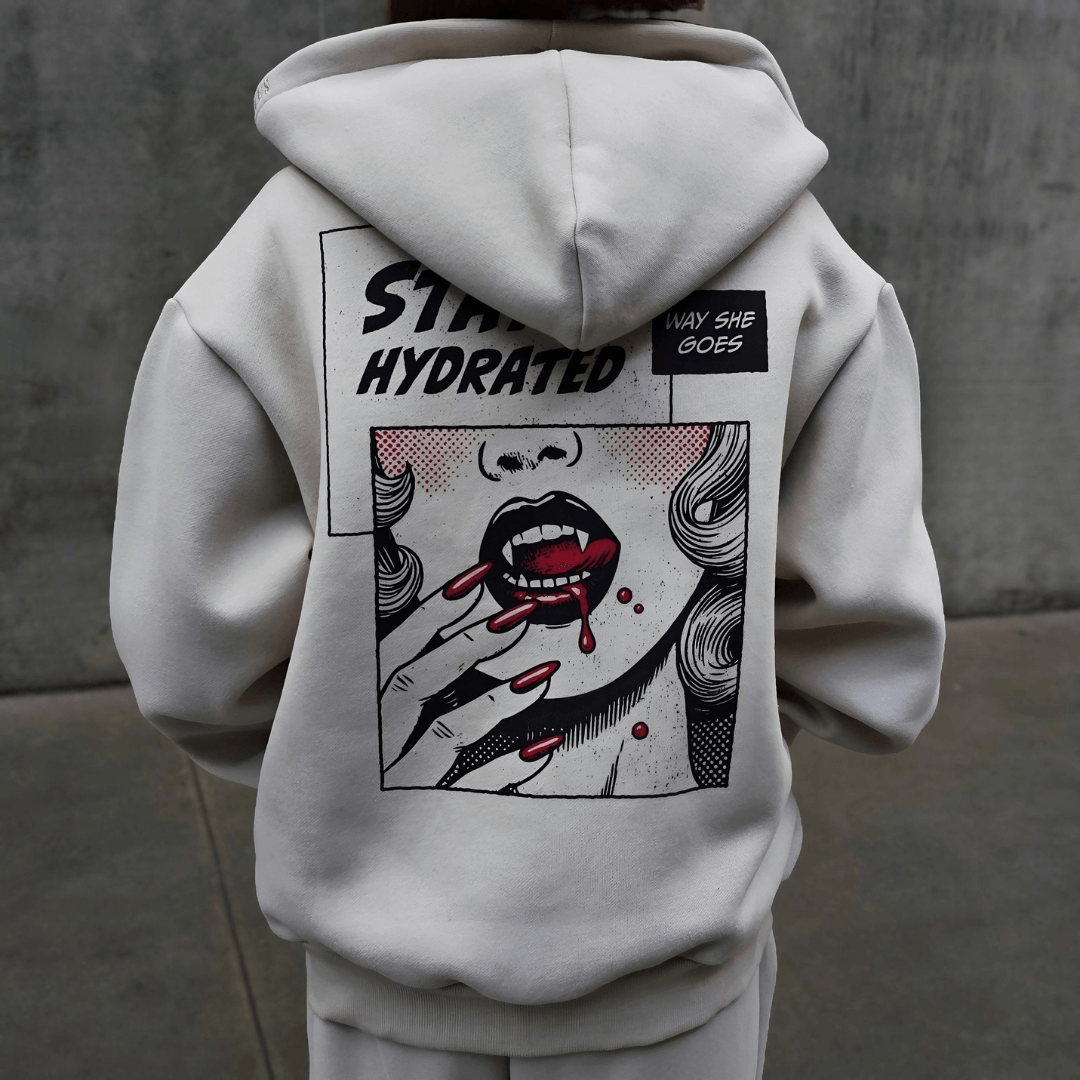 PRE-ORDER Stay Hydrated Zip-up Hoodie